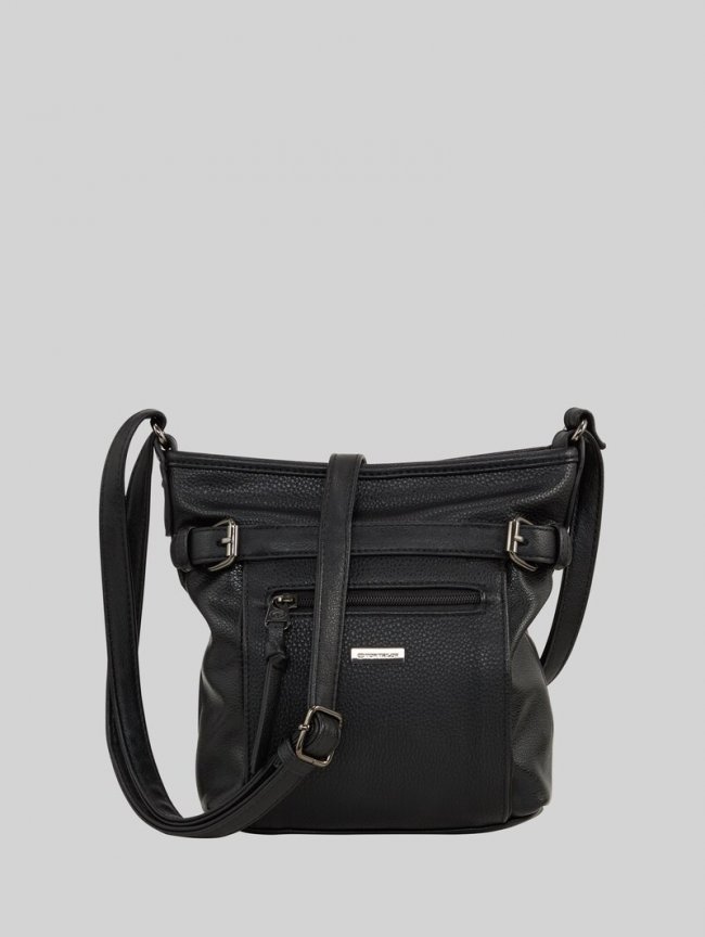 Tom Tailor TTJUNA Umhängetasche mit Gürtelelement - Schwarz / Black Tom Tailor TTJUNA Umhängetasche mit Gürtelelement - Schwarz / Black