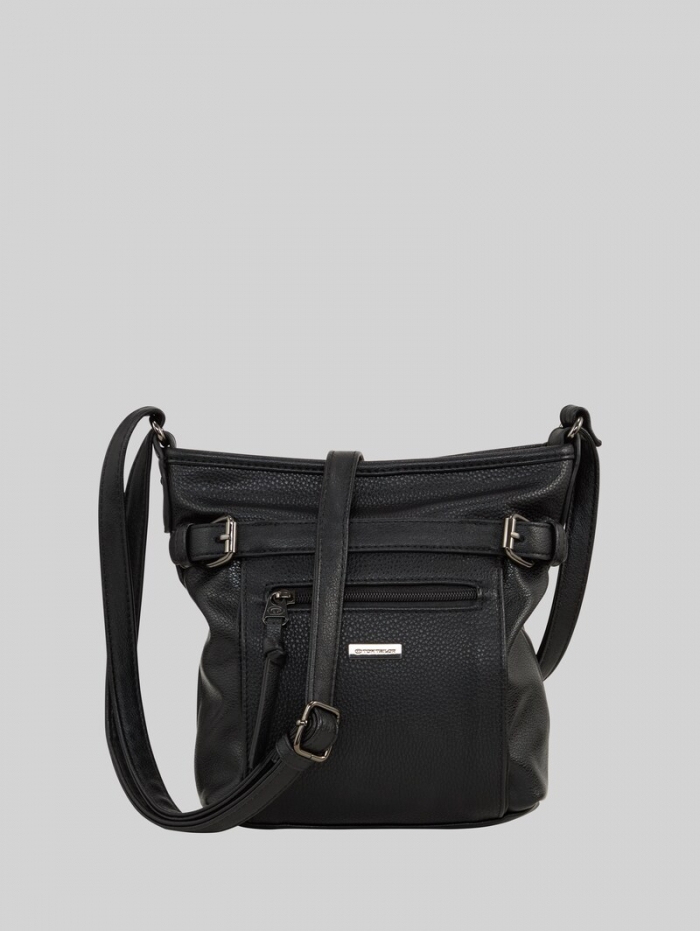 Tom Tailor TTJUNA Umhängetasche mit Gürtelelement - Schwarz / Black