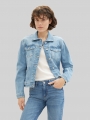 Tom Tailor Jeansjacke mit recycelter Baumwolle - Light Stone Blue Denim Tom Tailor Jeansjacke mit recycelter Baumwolle - Light Stone Blue Denim