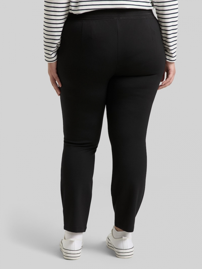 Tom Tailor Plus Size - Treggings Hose mit elastischem Bund - Deep Black Tom Tailor Plus Size - Treggings Hose mit elastischem Bund - Deep Black