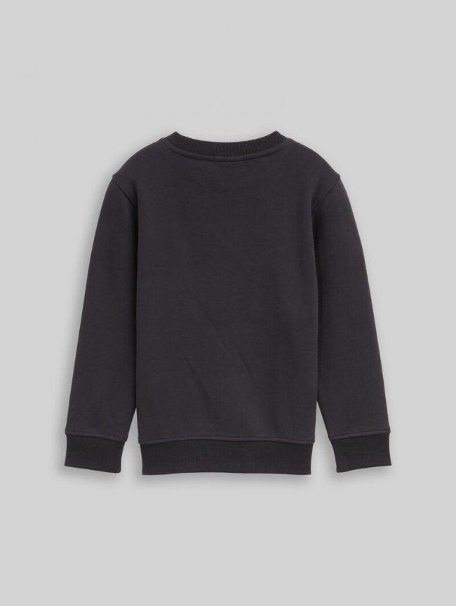 Tom Tailor Sweatshirt mit Print - Coal Grey Tom Tailor Sweatshirt mit Print - Coal Grey