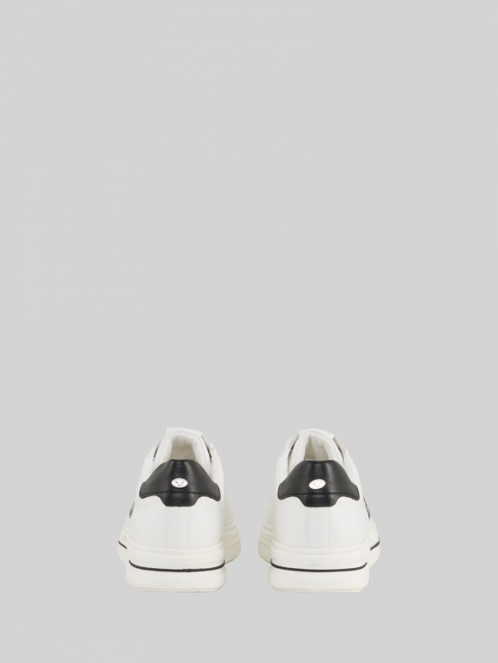 Tom Tailor Sneaker mit Logo-Print - White-black Tom Tailor Sneaker mit Logo-Print - White-black