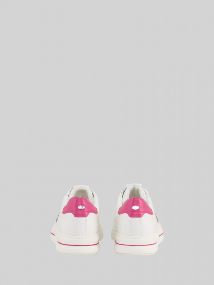 Tom Tailor Sneaker mit Logo-Print - White-pink