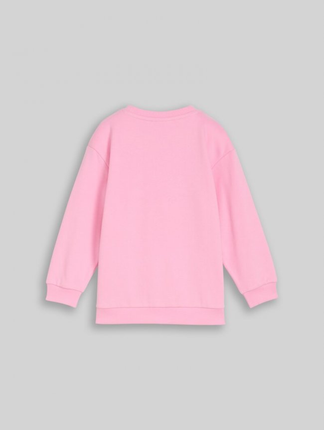 Tom Tailor Oversize Sweatshirt mit Print - Lovely Pink Tom Tailor Oversize Sweatshirt mit Print - Lovely Pink
