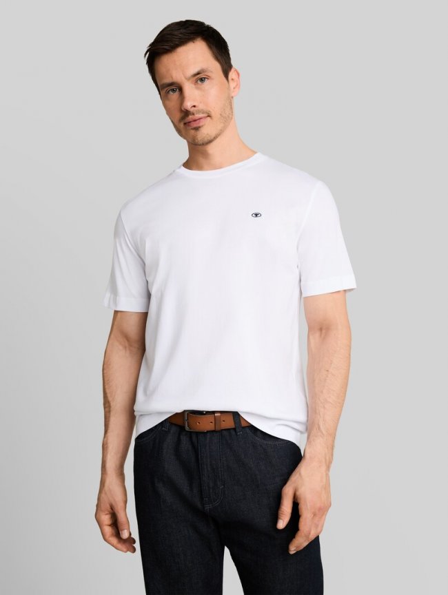 Tom Tailor Basic T-Shirts im 3er-Pack - Dark Grey Melange Tom Tailor Basic T-Shirts im 3er-Pack - Dark Grey Melange