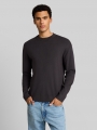 Tom Tailor Basic Strickpullover mit Rundhalsausschnitt - Coal Grey Tom Tailor Basic Strickpullover mit Rundhalsausschnitt - Coal Grey