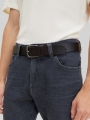 Tom Tailor TTSCOTT Ledergürtel mit eckiger Dornschließe - Brown Uni Tom Tailor TTSCOTT Ledergürtel mit eckiger Dornschließe - Brown Uni