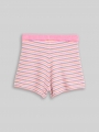 Tom Tailor Shorts in Häkel-Optik - Multicolor Knitted Stripe