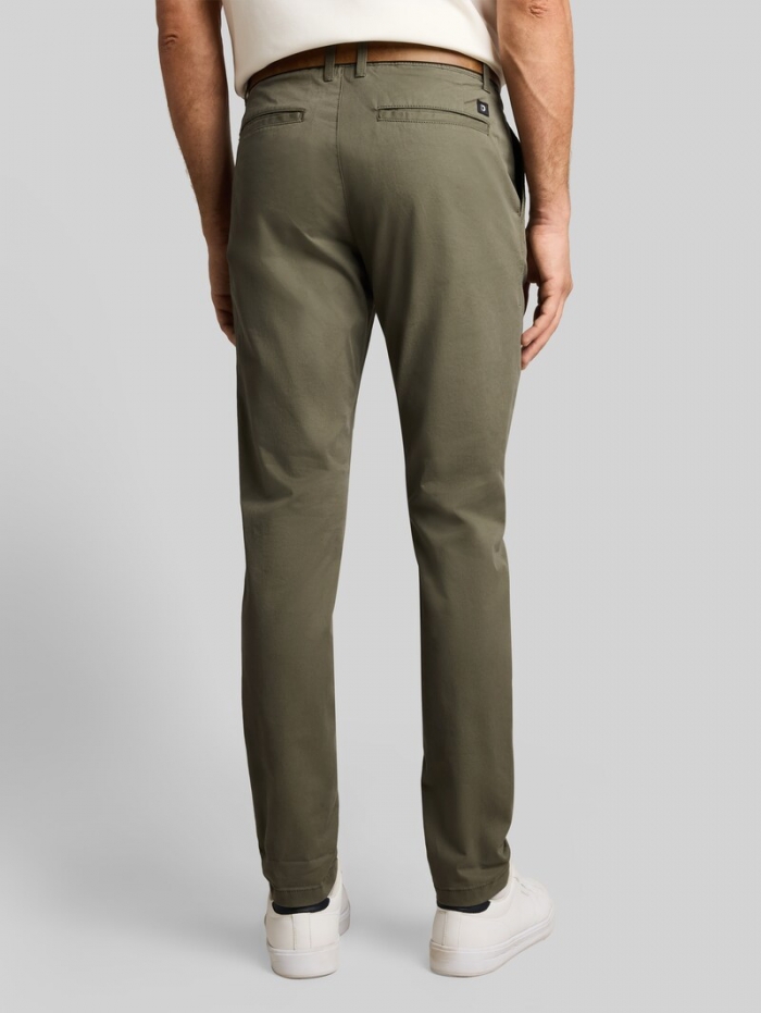 Tom Tailor Slim Chino Hose mit Gürtel - Urban Olive Green Tom Tailor Slim Chino Hose mit Gürtel - Urban Olive Green