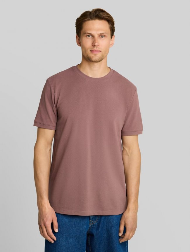 Tom Tailor Basic Piqué T-Shirt - Rose Taupe Tom Tailor Basic Piqué T-Shirt - Rose Taupe