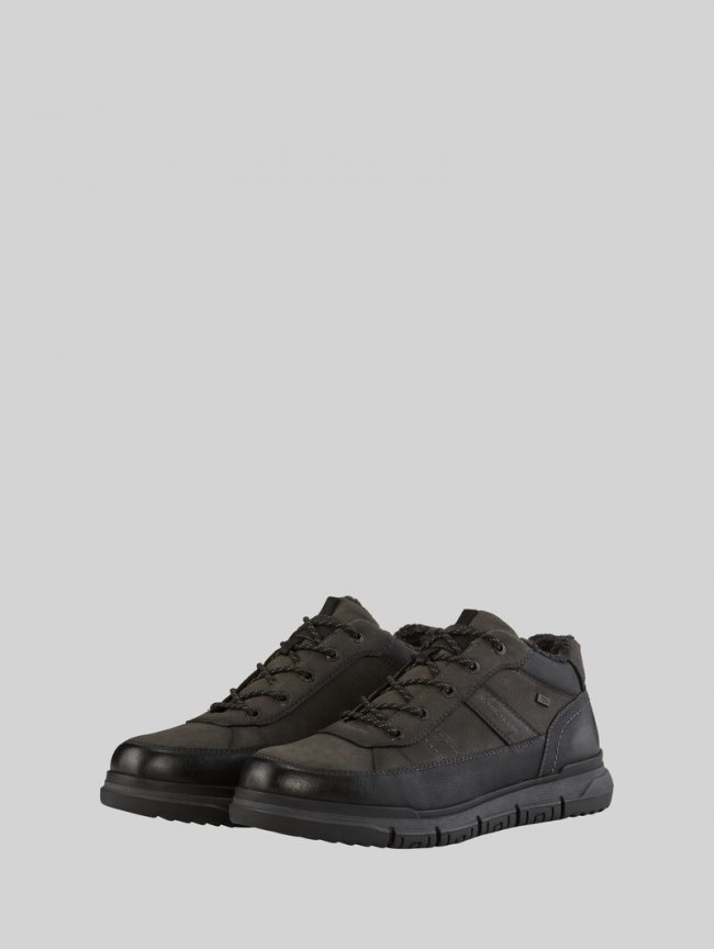 Tom Tailor Wasserdichte Schnürschuhe - Coal Tom Tailor Wasserdichte Schnürschuhe - Coal