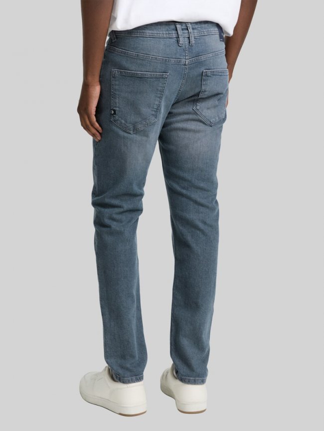 Tom Tailor TTBRYDEN TAPERED Jeans - Mid Stone Blue Grey Denim Tom Tailor TTBRYDEN TAPERED Jeans - Mid Stone Blue Grey Denim