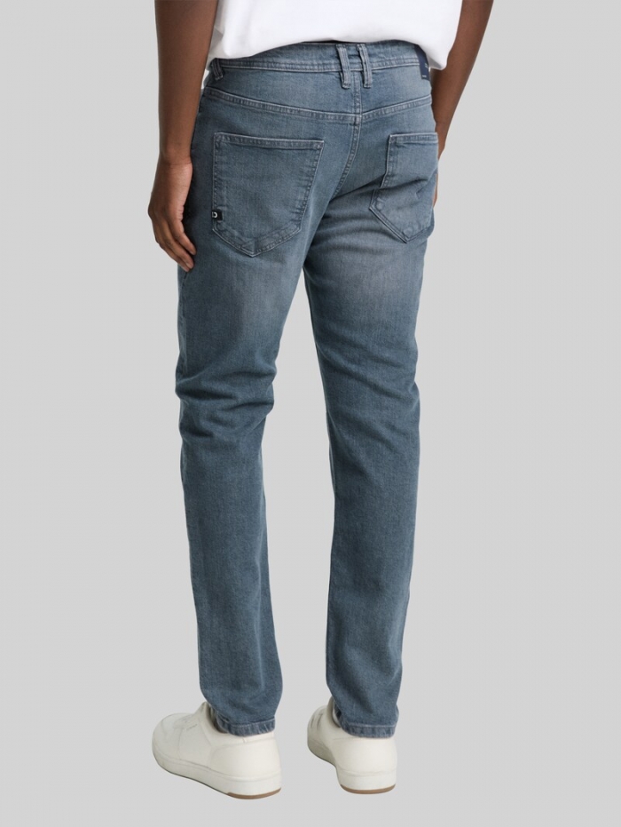 Tom Tailor TTBRYDEN TAPERED Jeans - Mid Stone Blue Grey Denim Tom Tailor TTBRYDEN TAPERED Jeans - Mid Stone Blue Grey Denim