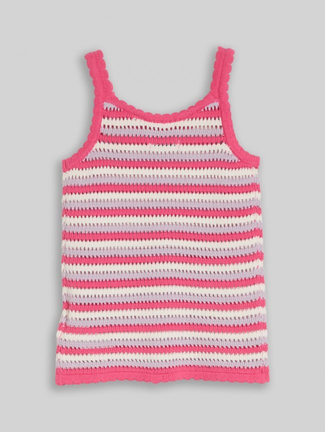 Tom Tailor Top mit Streifenmuster - Pink Lilac Stripe Design Tom Tailor Top mit Streifenmuster - Pink Lilac Stripe Design