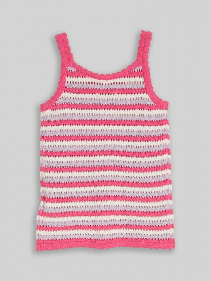Tom Tailor Top mit Streifenmuster - Pink Lilac Stripe Design Tom Tailor Top mit Streifenmuster - Pink Lilac Stripe Design