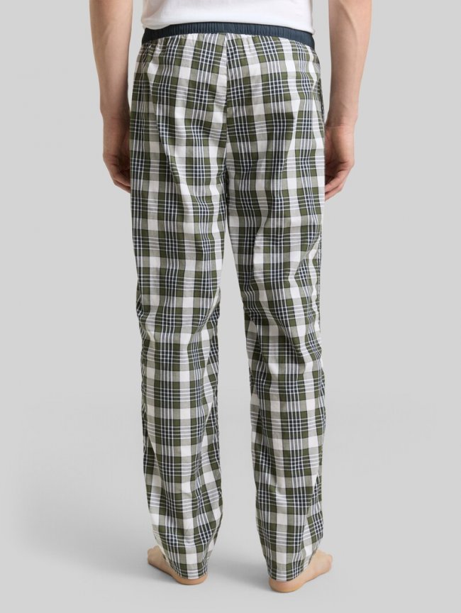 Tom Tailor Pyjama-Hose aus Baumwolle mit Karomuster - Green-medium-check Tom Tailor Pyjama-Hose aus Baumwolle mit Karomuster - Green-medium-check