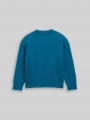 Tom Tailor Oversize Strickpullover mit Print - Dark Tile Green Tom Tailor Oversize Strickpullover mit Print - Dark Tile Green