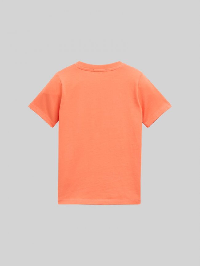 Tom Tailor T-Shirt mit Wendepailletten - Vibrant Coral Tom Tailor T-Shirt mit Wendepailletten - Vibrant Coral