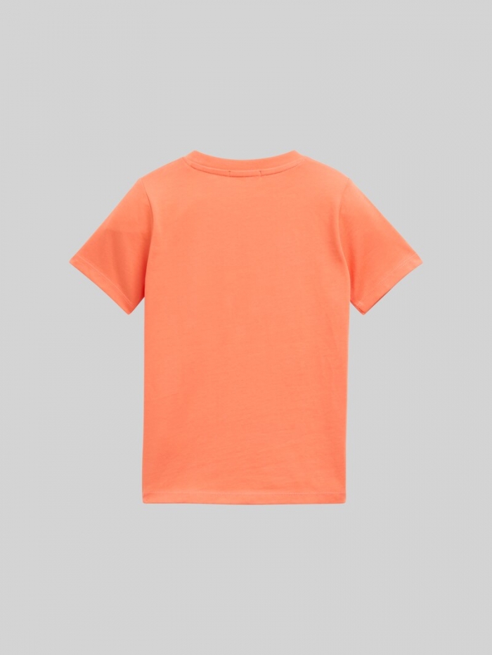 Tom Tailor T-Shirt mit Wendepailletten - Vibrant Coral Tom Tailor T-Shirt mit Wendepailletten - Vibrant Coral