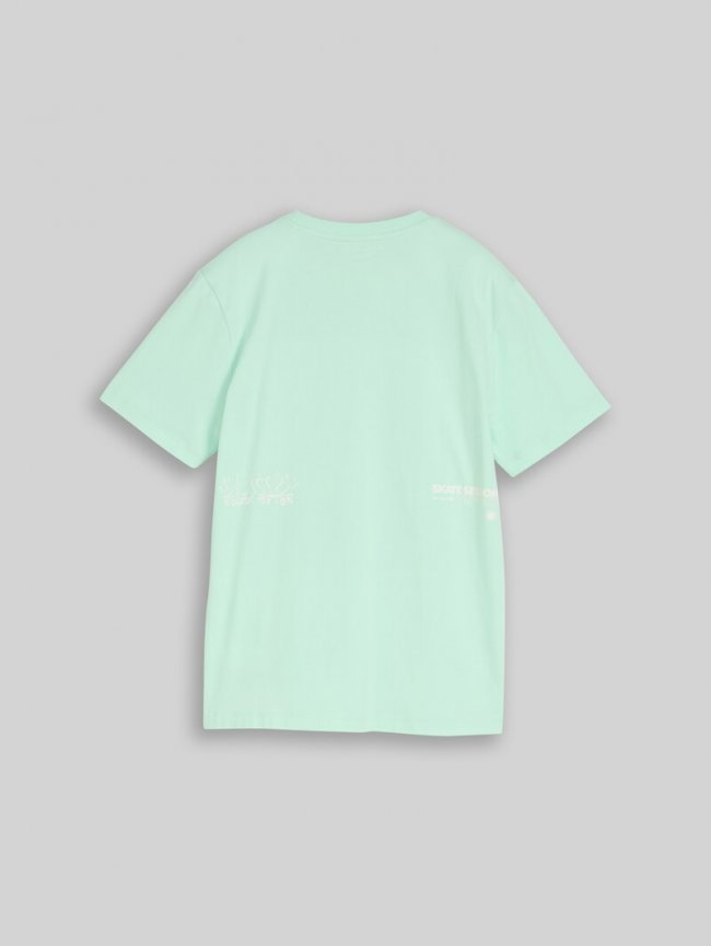 Tom Tailor T-Shirt mit Print - Soft Sugar Green Tom Tailor T-Shirt mit Print - Soft Sugar Green