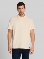 Tom Tailor Poloshirt aus Frottee - Gardenia White