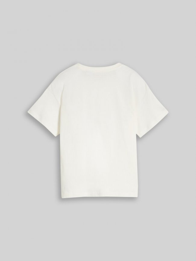 Tom Tailor Oversize T-Shirt mit Snoopy-Print - Whisper White Tom Tailor Oversize T-Shirt mit Snoopy-Print - Whisper White