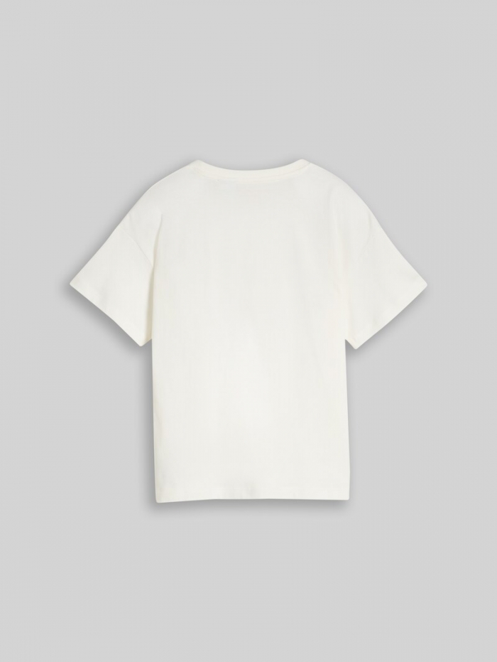 Tom Tailor Oversize T-Shirt mit Snoopy-Print - Whisper White Tom Tailor Oversize T-Shirt mit Snoopy-Print - Whisper White