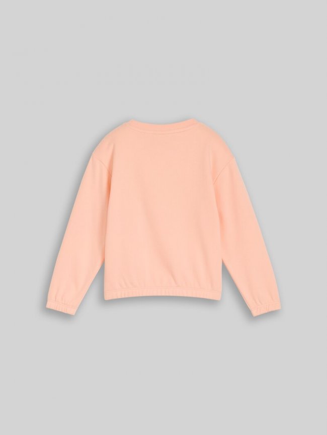 Tom Tailor Sweatshirt mit Wendepailletten - Peach Bloom Tom Tailor Sweatshirt mit Wendepailletten - Peach Bloom