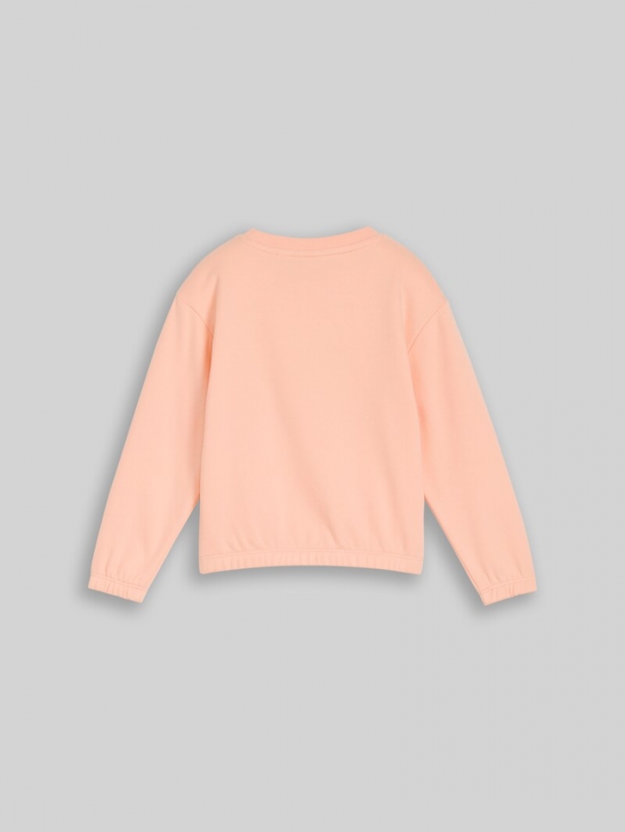 Tom Tailor Sweatshirt mit Wendepailletten - Peach Bloom Tom Tailor Sweatshirt mit Wendepailletten - Peach Bloom