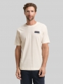 Tom Tailor T-Shirt mit Print - Gardenia White Tom Tailor T-Shirt mit Print - Gardenia White