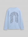Tom Tailor Langarmshirt mit Rückenprint - Stonington Blue Tom Tailor Langarmshirt mit Rückenprint - Stonington Blue
