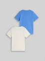 Tom Tailor T-Shirt im 2er-Pack - Soft Mid Blue Tom Tailor T-Shirt im 2er-Pack - Soft Mid Blue