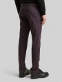 Tom Tailor TTTRAVIS SLIM Chino Hose mit Gürtel - Brown Navy Zig Zag Structure Tom Tailor TTTRAVIS SLIM Chino Hose mit Gürtel - Brown Navy Zig Zag Structure