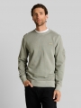 Tom Tailor Sweatshirt mit Ärmeltasche - Greyish Shadow Olive Tom Tailor Sweatshirt mit Ärmeltasche - Greyish Shadow Olive