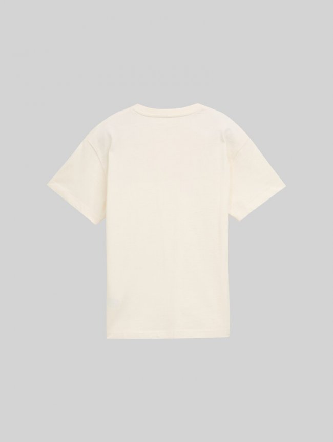 Tom Tailor Oversize T-Shirt - Wool White Tom Tailor Oversize T-Shirt - Wool White