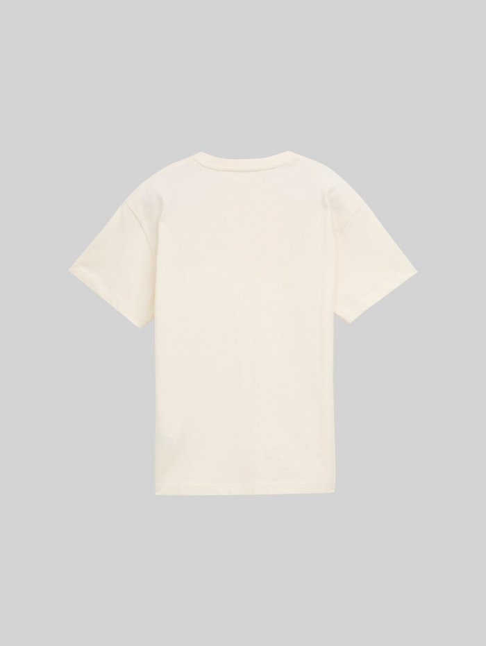 Tom Tailor Oversize T-Shirt - Wool White Tom Tailor Oversize T-Shirt - Wool White