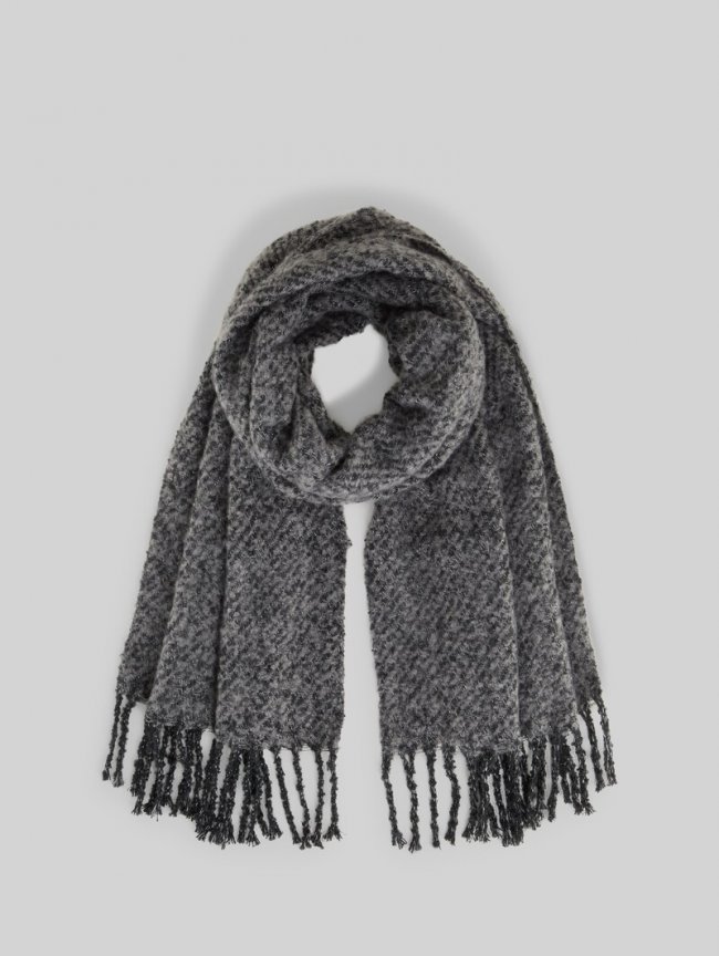 Tom Tailor Schal mit Glitzer-Effekt - Deep Black Tom Tailor Schal mit Glitzer-Effekt - Deep Black