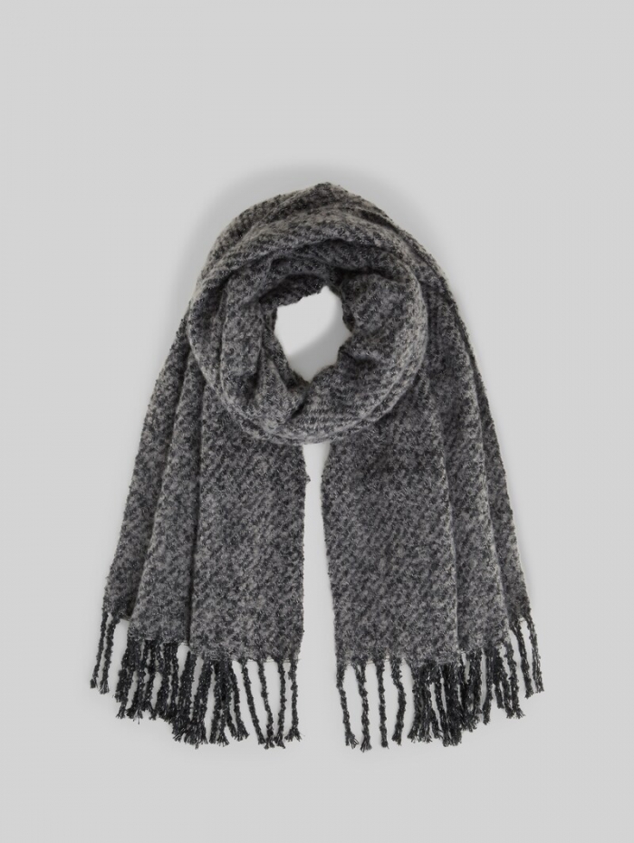 Tom Tailor Schal mit Glitzer-Effekt - Deep Black Tom Tailor Schal mit Glitzer-Effekt - Deep Black