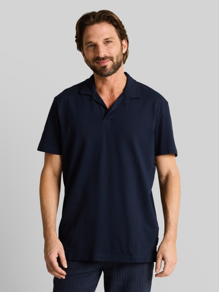 Tom Tailor Resort Poloshirt aus Piqué - Sky Captain Blue Tom Tailor Resort Poloshirt aus Piqué - Sky Captain Blue