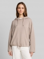 Tom Tailor Boxy Fit Hoody Sweatshirt - Atmosphere Beige Melange Tom Tailor Boxy Fit Hoody Sweatshirt - Atmosphere Beige Melange