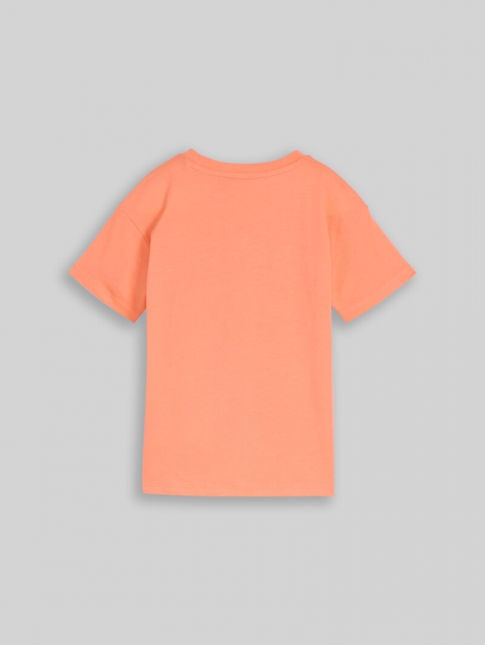 Tom Tailor Oversize T-Shirt - Bright Coral Tom Tailor Oversize T-Shirt - Bright Coral