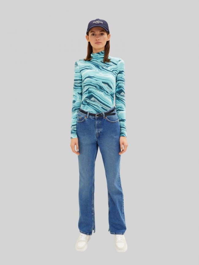 Tom Tailor TTPAULA schmaler Ledergürtel mit abgerundeter Dornschließe - Navy Uni Tom Tailor TTPAULA schmaler Ledergürtel mit abgerundeter Dornschließe - Navy Uni