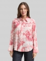 Tom Tailor Hemdbluse mit Muster - Red Brushed Flower Design Tom Tailor Hemdbluse mit Muster - Red Brushed Flower Design