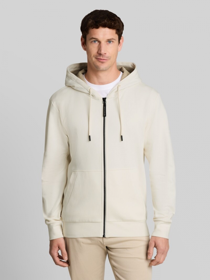 Tom Tailor Basic Hoodie Sweatjacke - Cloud Off White