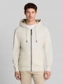 Tom Tailor Basic Hoodie Sweatjacke - Cloud Off White Tom Tailor Basic Hoodie Sweatjacke - Cloud Off White
