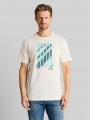Tom Tailor T-Shirt mit Print - Gardenia White