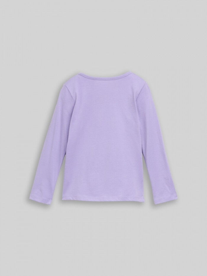 Tom Tailor Langarmshirt mit Wendepailletten - Sweet Purple Tom Tailor Langarmshirt mit Wendepailletten - Sweet Purple