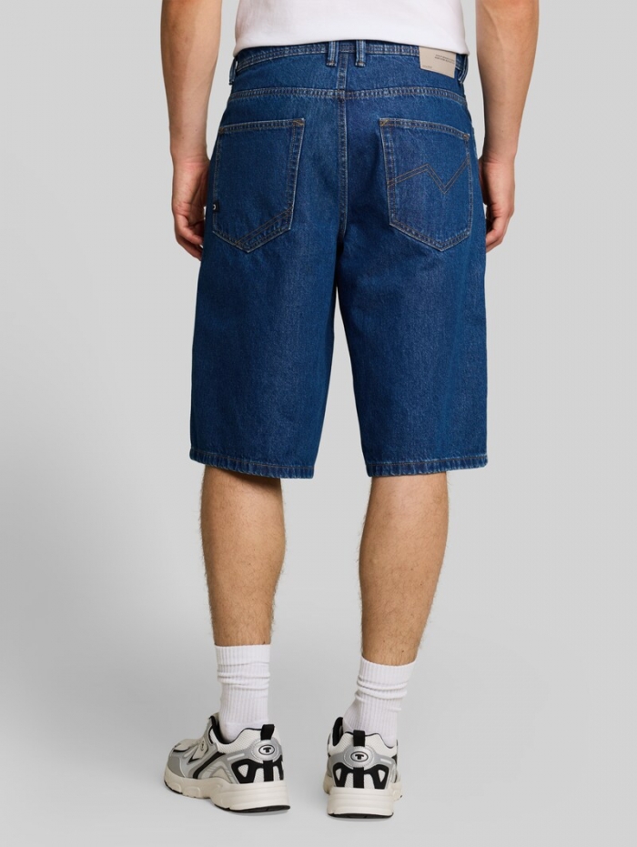 Tom Tailor TTWAYLEN RELAXED Jeans Shorts - Clean Dark Stone Blue Denim Tom Tailor TTWAYLEN RELAXED Jeans Shorts - Clean Dark Stone Blue Denim