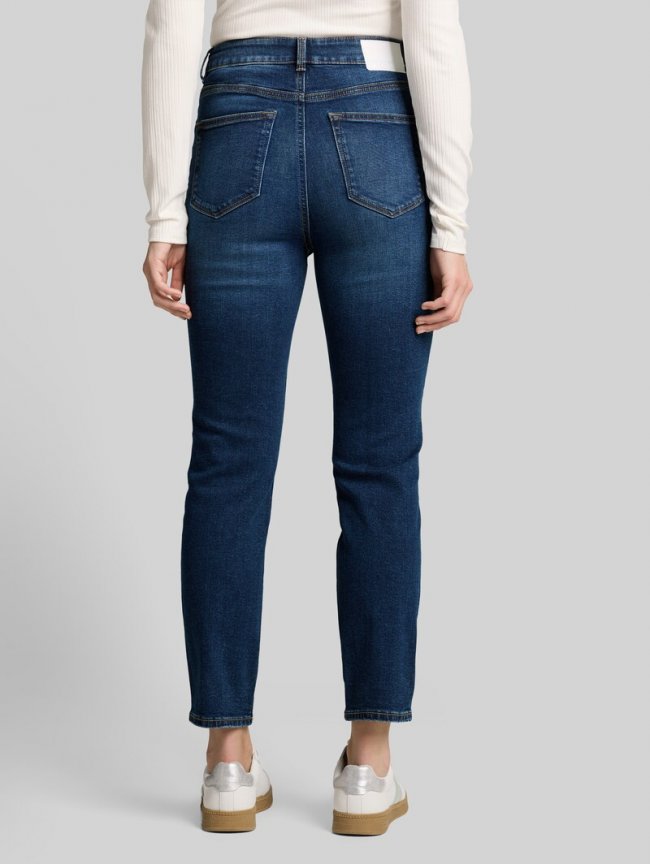 Tom Tailor TTLOTTE SLIM Jeans - Used Mid Stone Blue Denim Tom Tailor TTLOTTE SLIM Jeans - Used Mid Stone Blue Denim