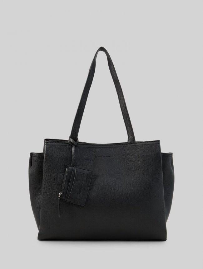 Tom Tailor TTMAYAN L Shopper mit Anhängertasche - Schwarz / Black Tom Tailor TTMAYAN L Shopper mit Anhängertasche - Schwarz / Black